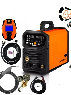 PANTERMAX PanterWeld 4v1 200 MULTIFUNKČNÍ invertorová svářečka MIG/TIG/MMA/PLAZMA SET8 Ověřený